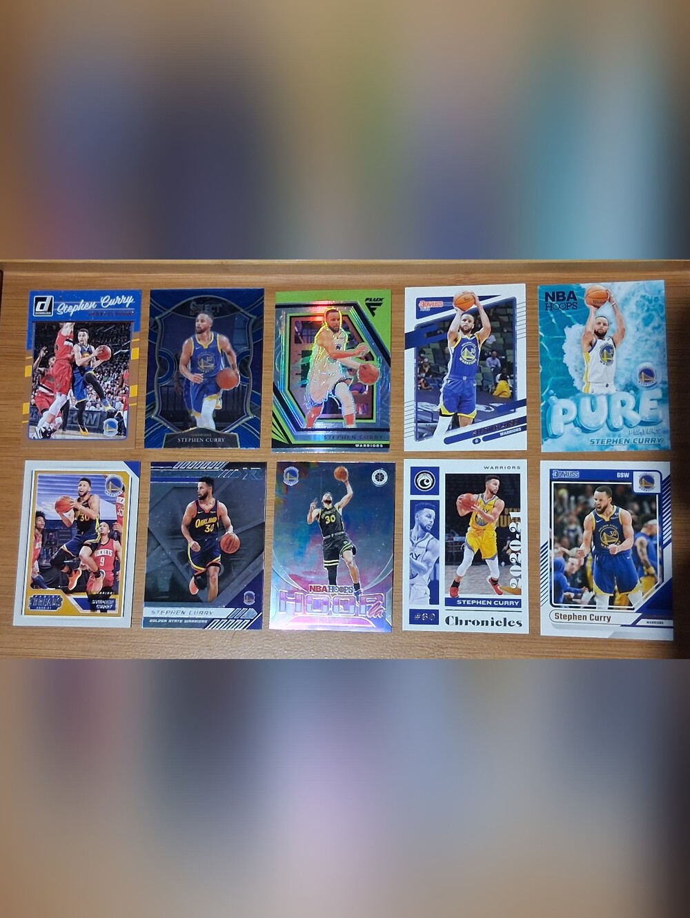 Steph Curry NBA Basketball Card Lot